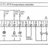 Программируемый контроллер ETC-974 2-датчика SKV