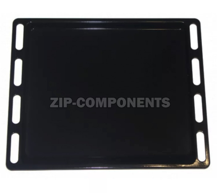 Противень 370x393x20 эмаль духовки Indesit C00102604